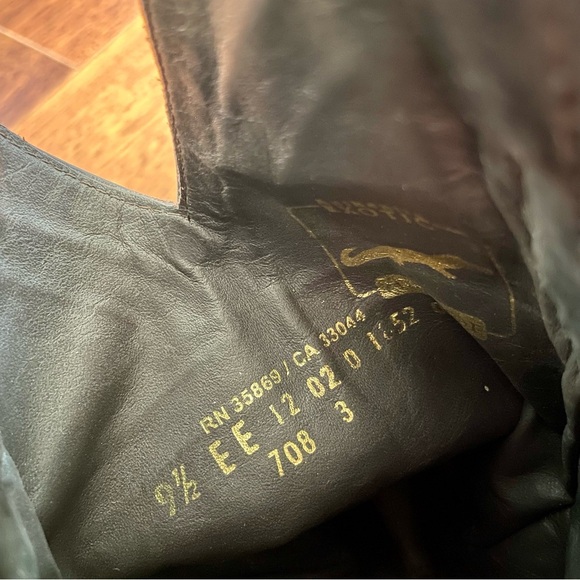 Stetson BLACK FALLS ALLIGATOR COWBOY BOOT size 9 1/2 EE - Picture 10 of 16